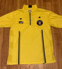 USA Soccer Federation Yellow Adult Large Referree Jersey Final Decision 2 Pocket