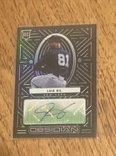 2022 Panini Chronicles Obsidian Auto RC Electric Etch Green #OA-LG Luis Gil