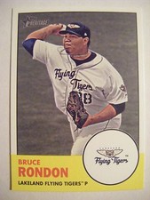 BRUCE RONDON TIGERS RC 2012 Topps Heritage Minors baseball card #132 QTY ROOKIE