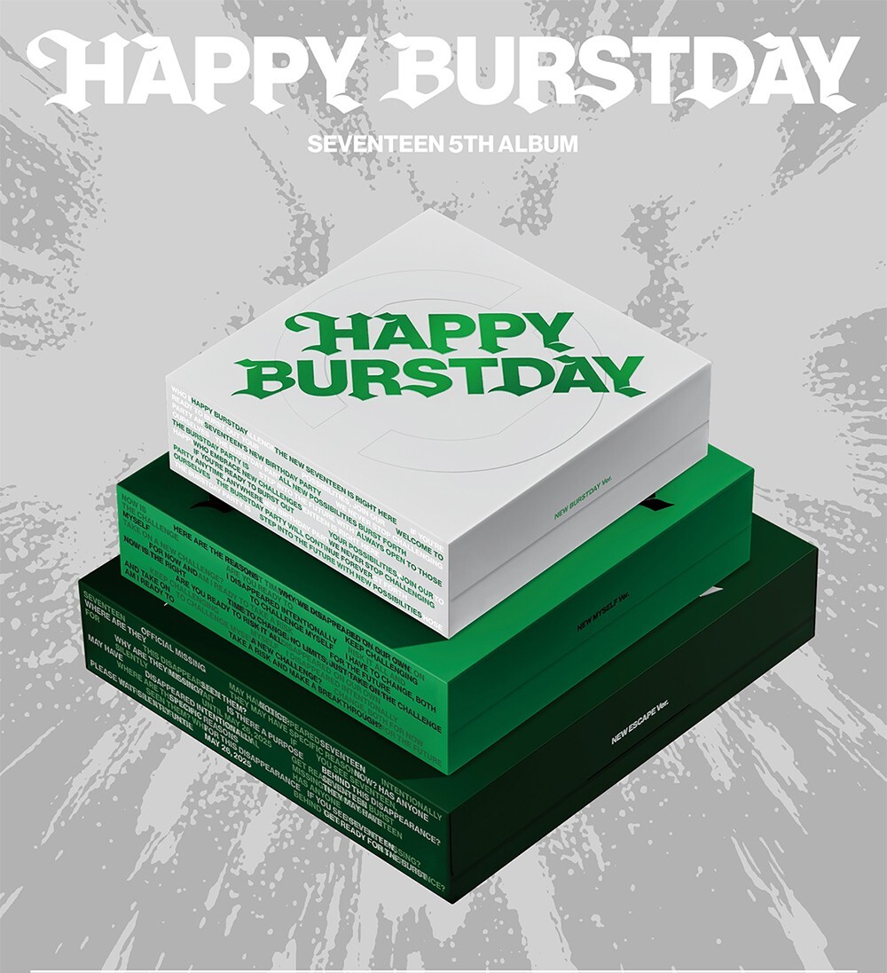 SEVENTEEN 5th Album「HAPPY BURSTDAY」 SEVENTEEN 5TH ALBUM [ HAPPY BURSTDAY ] - Music Plaza