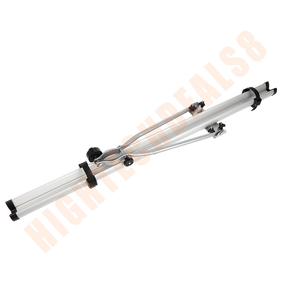 Universal 48" Roof Rack Adjustable Cross Bar+Bike Rack HeavyDuty Clamp Mount eBay