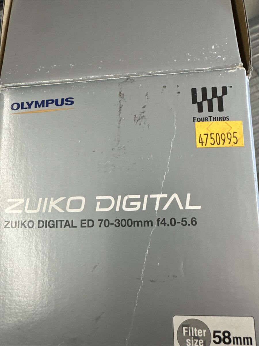 Olympus Digital 70-300mm f4-5.6 Zuiko ED Lens Original 4/3 Olympus Digital 70-300mm f4-5.6 Zuiko ED Lens Original 4/3