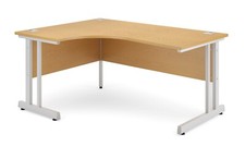 Image of 3 x BRAND NEW OAK 1800mm WIDE RIGHT HAND HOME OFFICE DESK (A247)