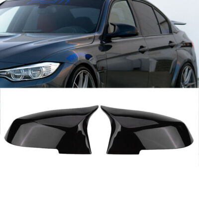 Glossy Black Mirror Cover For BMW F20 F21 F87 M2 F23 F30 F36 X1 E84 M3 style