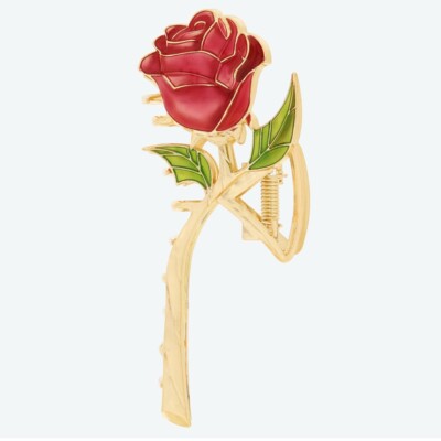 Disney Yellow and Red Rose Hair Accessory TDR - Rose Hair Clip/Accessory — USShoppingSOS main image 3