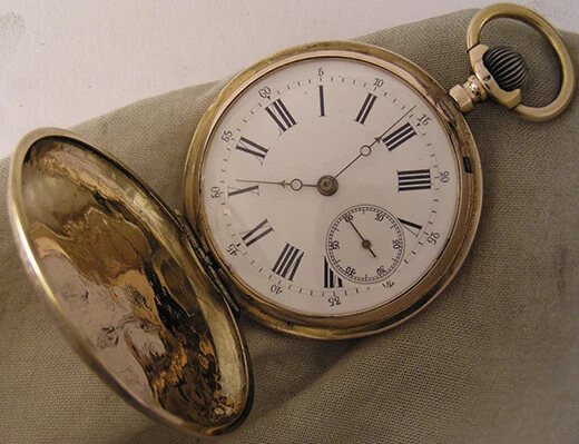 Gold pocket watches clearance for sale on ebay