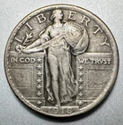 1918  STANDING LIBERTY QUARTER   NICE DETAIL  BETTER DATE  #2065