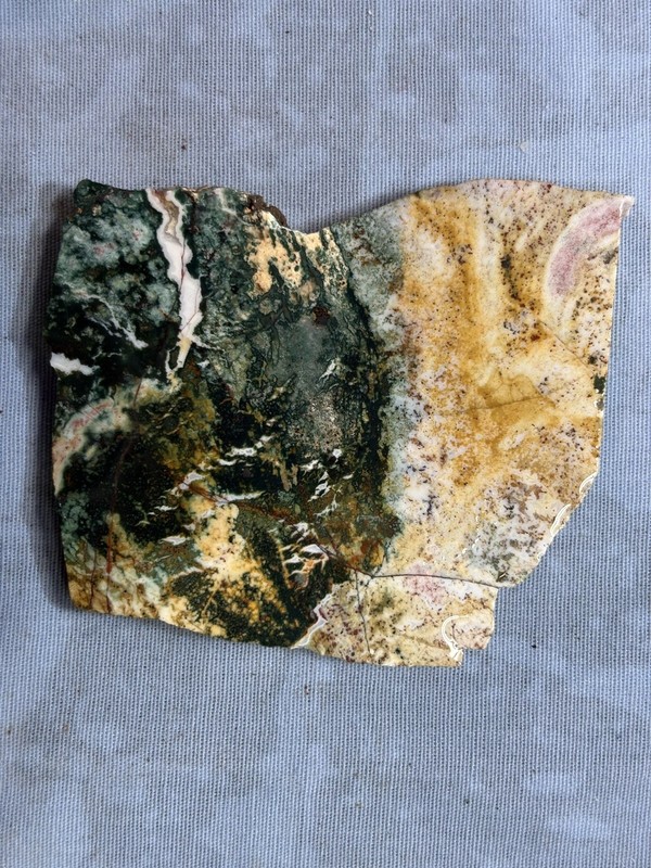 Slab Of Larsonite For Cabbing