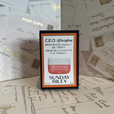 SUNDAY RILEY CEO Afterglow Vitamin C GEL Cream 8g - BNIB Sealed