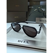 DITA VASTIK DTS441-A-02 Black Iron Frames Dark Grey Lenses Unisex Sunglasses