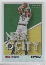 2019-20 Panini NBA Hoops Premium Stock NBA City Holo Jayson Tatum #11 oh4