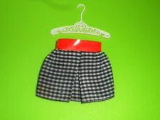 Vintage Barbie SKIPPER SEARS EXCLUSIVE YOUNG IDEAS #1513 VARIATION CHECK SKIRT