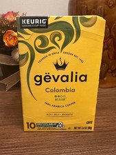 Gevalia Columbia Roast K  Cup Coffee Pods, 10 3.4 OZ Pack of 1 