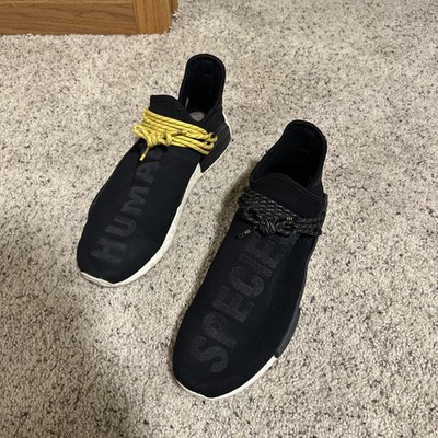 Adidas NMD HU Pharrell Human Species Black Mens Size 13