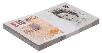 Great Britain 10 Pounds, 2000, P-389c, UNC X 100 PCS Bundle Pack