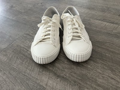 PF Flyers Low Top Sneakers Men Original Canvas Size 9.5 (q101)