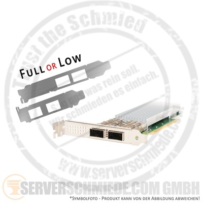 Intel E810-CQDA2 2x 100 Gb QSFP28 PCIe x16 4.0 Ethernet Network Controller iWarp