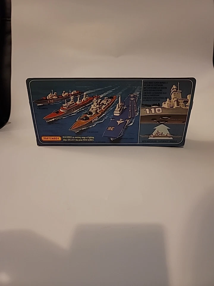 VINTAGE MATCHBOX SEAKINGS BATTLESHIP K-303 LESNEY ENGLAND 1976 BOAT DIECAST SHIP - Image 2 of 4