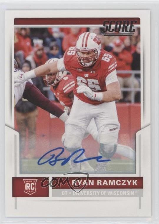 2017 Score Rookie Signatures Ryan Ramczyk #421 Auto RC ni4