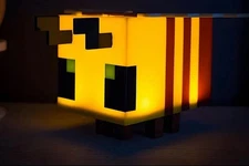 Minecraft Bee Lamp Glowing LED Light Building Set Gaming Light Gift