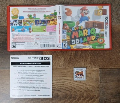 Super Mario 3D Land (Nintendo 3DS, 2011) No Manual - Tested