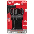 Milwaukee 49-25-1233 Titanium Enhanced 3 Pk 1-3/8" Oscillating Multi Tool Blades