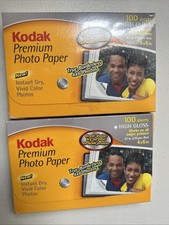 Kodak 4x6 Inkjet Premium Picture Paper 100 Sheets High Gloss, Satin Sheets LOT