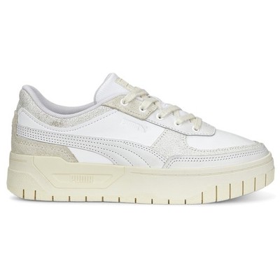 PUMA Cali Dream Thrifted Lace Up  Womens White Sneakers Casual Shoes 38986901