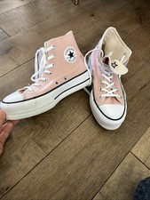 Women s Converse Chuck Taylor All Star Lift Platform Canvas Size 6 Light Pink