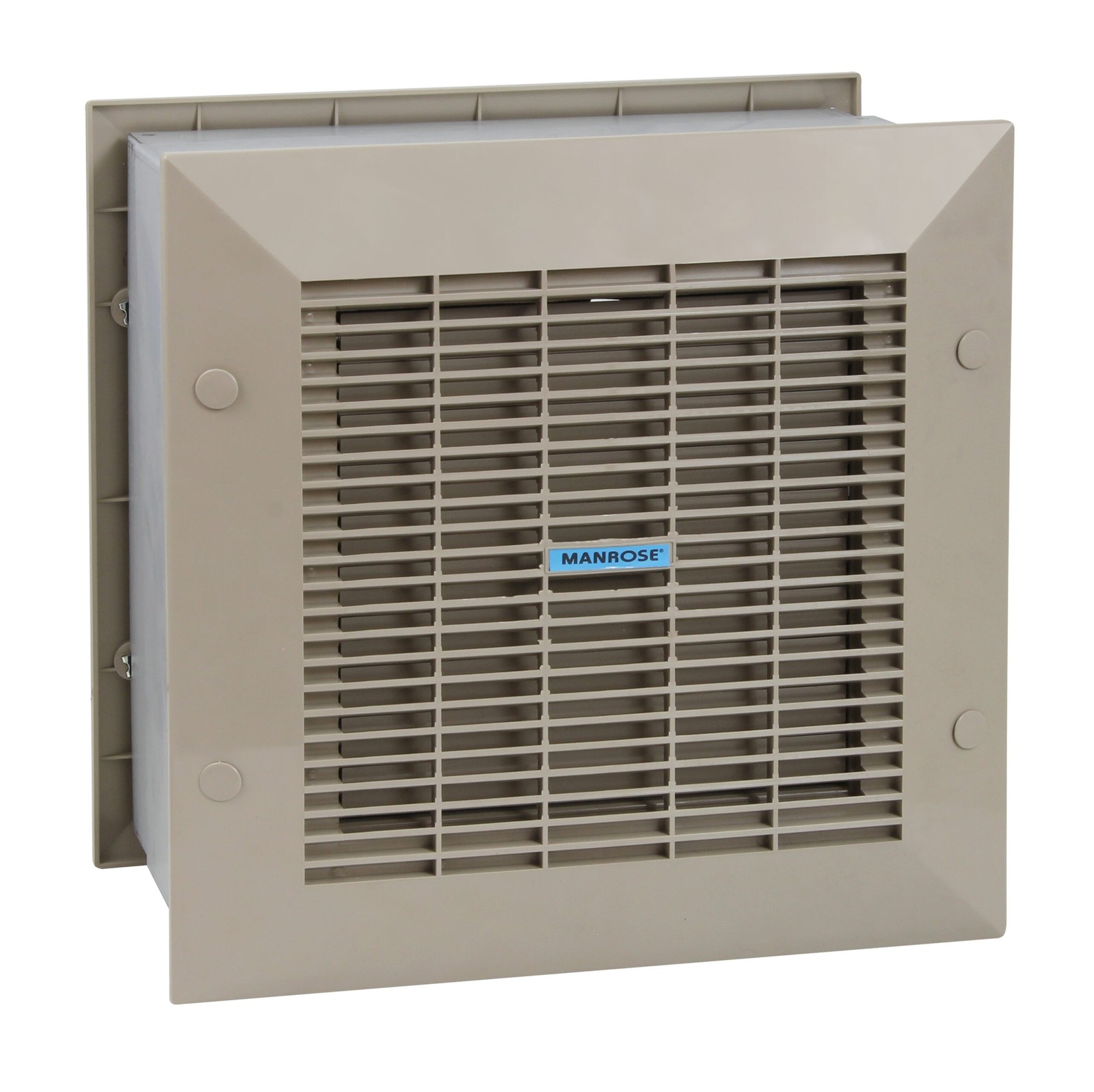 Manrose 150mm/6"" Commercial Wall Extractor Fan With Automatic Shutters COMT150A