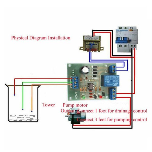 Efficient Water Level Controller Low Power Consumption Easy Installation