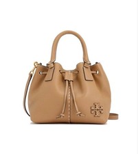 Tory Burch Mcgraw Drawstring Satchel Shoulder Bag