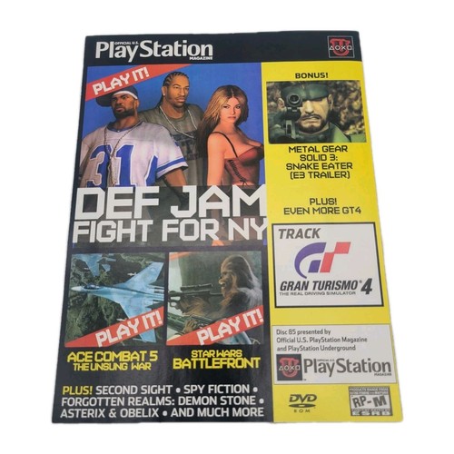 PlayStation Magazine Demo Disc Issue 85 Def Jam Fight For NY Sony PS2