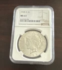 1935 S Peace Silver Dollar NGC MS63