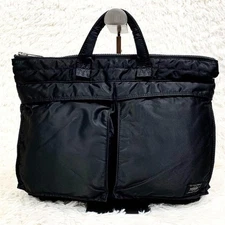 Porter Yoshida & Co Tanker Helmet Tote Bag Briefcase Black　sizeM