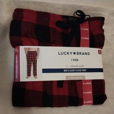 Lucky Brand Men's Cloud Soft Fleece Drawstring Waist Sleep Pant