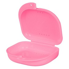 Trapezoid Denture Bath Case Retainer Tooth Case Mouthguard Denture Storage Box