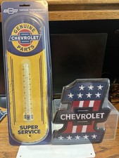 Genuine Chevrolet Parts 17thermometer1 Chevrolet Redwhiteblue 8x9 Sign Nip Genuine Chevrolet Parts 17thermometer1 Chevrolet Redwhiteblue 8x9 Sign Nip