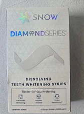 Snow Diamond Dissolving Teeth Whitening Strips- 42 Strips_NEW AND SEALED!!!