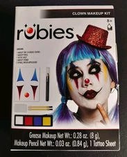 Clown Makeup Kit Face Painting Make Up, Cosplay, Costume, Halloween NEW!