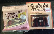 Schick Personal Touch 8 Razor Blades Refills,4 Teflon Coated,4 Aloe Moisturizing