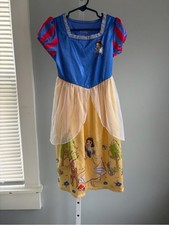 Disney Snow White Girls nightgown Dress Blue, Yellow, Red 5T