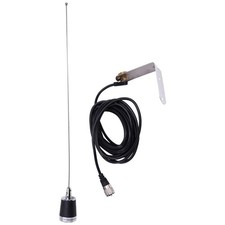 2X(Car NMO Antenna VHF UHF 144/430MHz Dual Band High Gain Antenna with RG581838