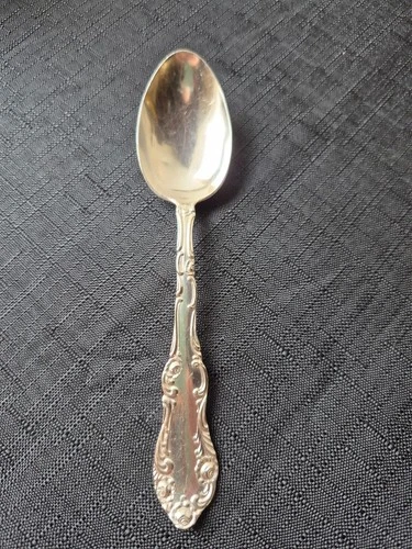 Vintage Gorham Sterling Silver Demitasse Spoon 925 Ornate Floral Rose Pattern 4”