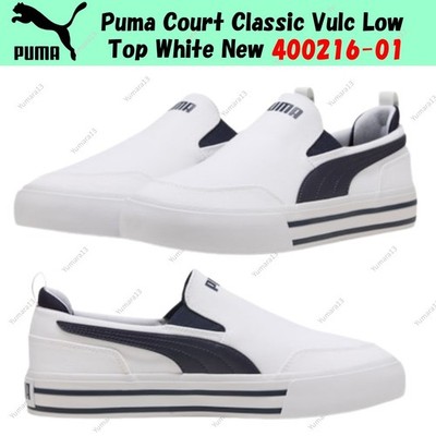 Puma Court Classic Vulc Low Top Weiß Neu 400216-01 Herren Gr.