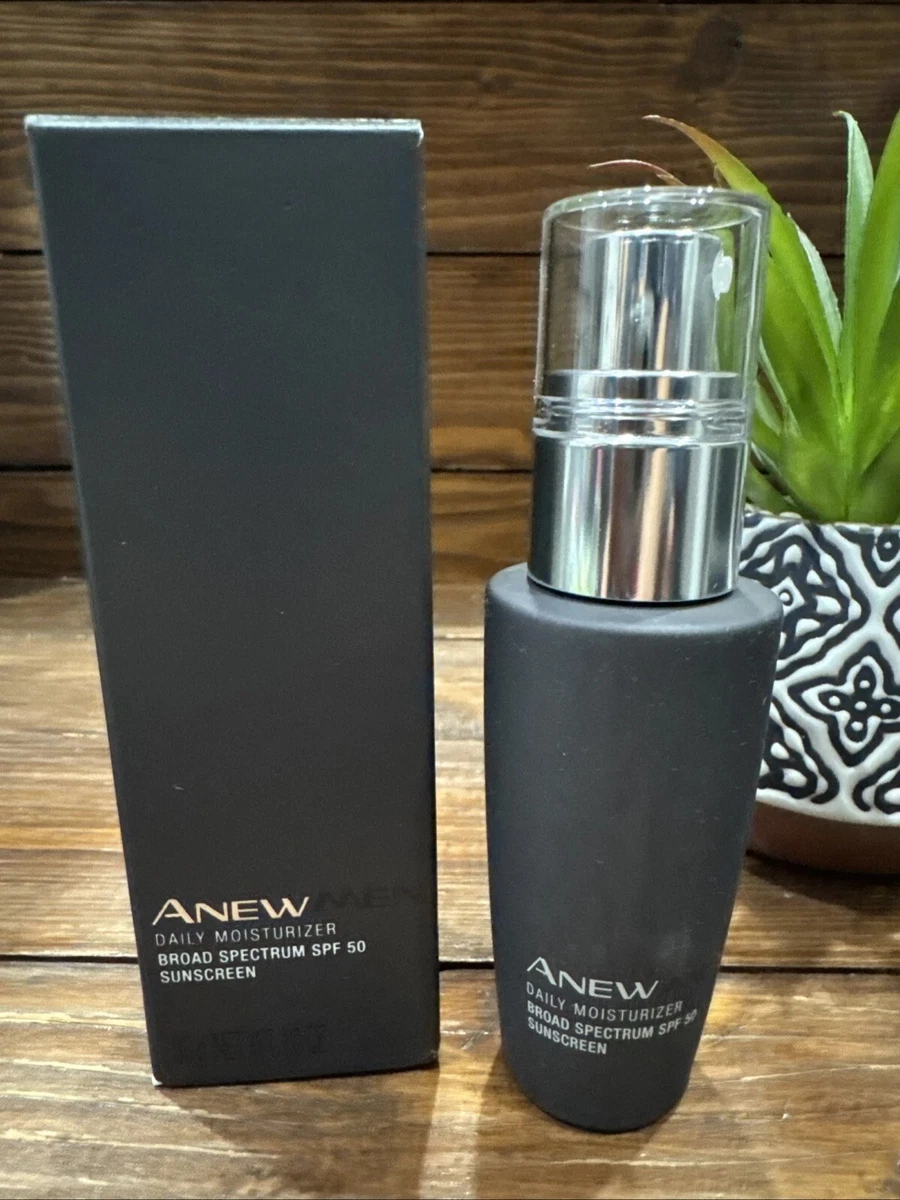 Avon SKINCARE FOR MEN ~ Anew MEN'S  DAILY MOISTURIZER  Full Size 1oz ~ SEALED ~~