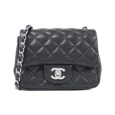Chanel Lambskin Shoulder Bag Women Black One Size 623529