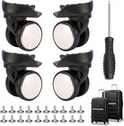4-Pack Replacement Wheels for Samsonite Freeform Hardside Carry-On Luggage