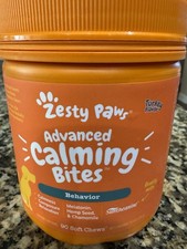 Zesty Paws Advanced Calming Bites for Dogs Turkey Flavor, 90 Count