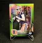 2025 Bowman Chrome University Football Lime Green Refractor Luke Altmyer #17